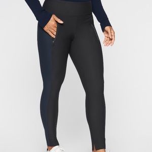 Athletes XSP Stellar Tights Leggings Navy Blk PXS
